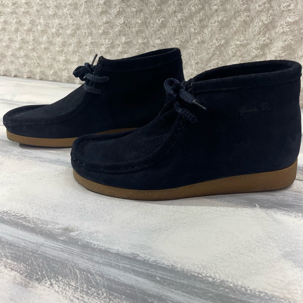 Donato Marrone Men’s Suede 1970’s Gino D. Moccasin Boots Size 8 Vintage